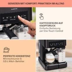 [Wiederverpackt] Arabica Comfort Siebträgermaschine -KLarstein Verkaufsgeschäft 10041523 de 0003 usp