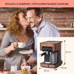 [Gebraucht] Arabica Comfort Siebträgermaschine -KLarstein Verkaufsgeschäft 10041524 de 0005 usp
