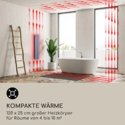 [Wiederverpackt] Delgado 120 X 25 Heizkörper -KLarstein Verkaufsgeschäft 10041804 de 0005 logo