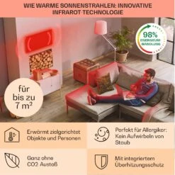 [Wiederverpackt] Santorini Smart Infrarot-Heizung -KLarstein Verkaufsgeschäft 10041820 de 0004 usp 1
