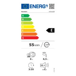 [Wiederverpackt] Havasia UV 6 Geschirrspüler -KLarstein Verkaufsgeschäft 10041825 energy label