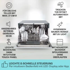 [Wiederverpackt] Havasia UV 6 Luminance Geschirrspüler -KLarstein Verkaufsgeschäft 10041828 de 0002 usp