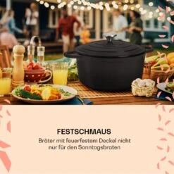 [Wiederverpackt] Podolica Bräter 5,5 Liter -KLarstein Verkaufsgeschäft 10041832 de 0002 usp 1