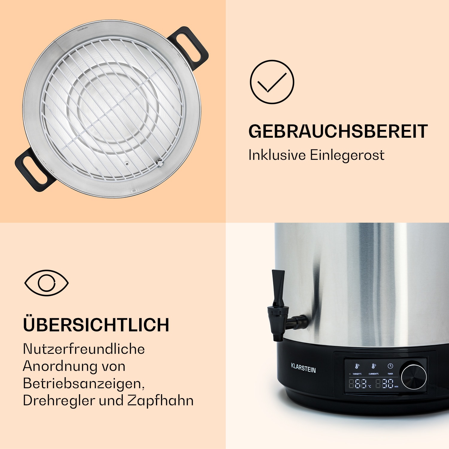 Titelseite -KLarstein Verkaufsgeschäft 10041838 de 0006 logo 1 1