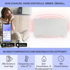 [Wiederverpackt] Taal Smart Hybrid Infrarotheizung -KLarstein Verkaufsgeschäft 10041869 de 0003 usp