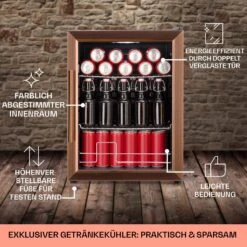 [Gebraucht] Beersafe XL Getränkekühlschrank Mit Glastür 60 Liter -KLarstein Verkaufsgeschäft 10041891 de 0006 usp