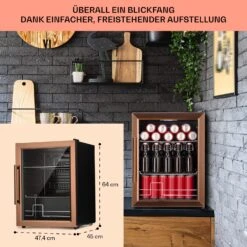 [Gebraucht] Beersafe XL Getränkekühlschrank Mit Glastür 60 Liter -KLarstein Verkaufsgeschäft 10041891 de 0007 usp