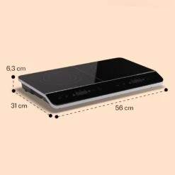 Cookio Doppel-Induktionskochfeld -KLarstein Verkaufsgeschäft 10045282 yy 0011 dimensions 1