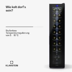 [Gebraucht] Shiraz 18 Slim Uno Weinkühlschrank -KLarstein Verkaufsgeschäft 10045302 de 0002 usp