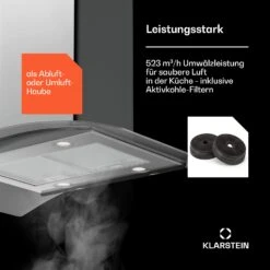 [Gebraucht] Colette Inselhaube Dunstabzugshaube -KLarstein Verkaufsgeschäft 10045304 de 0003 usp