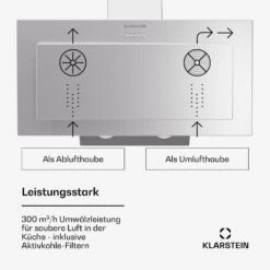 [Wiederverpackt] Athena 90 Dunstabzugshaube Kopffrei 90cm -KLarstein Verkaufsgeschäft 10045318 de 0003 usp