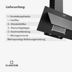 [Gebraucht] Athena 90 Dunstabzugshaube Kopffrei 90cm -KLarstein Verkaufsgeschäft 10045320 de 0006 usp