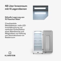 [Wiederverpackt] Shirley 15 Uno Weinkühlschrank -KLarstein Verkaufsgeschäft 10045343 de 0004 usp