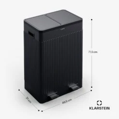 [Gebraucht] Grama 60 Treteimer 60L -KLarstein Verkaufsgeschäft 10045369 yy 0011 dimensions