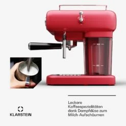 [Wiederverpackt] Espressionata Evo Espressomaschine 950W 19 Bar 1,2L 2 Tassen -KLarstein Verkaufsgeschäft 10045423 de 0004 usp