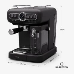 [Wiederverpackt] Espressionata Evo Espressomaschine -KLarstein Verkaufsgeschäft 10045425 yy 0011 dimensions