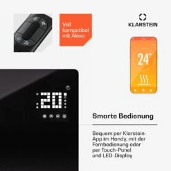 [Wiederverpackt] Bornholm Smart 2500 Konvektorheizung 2500W -KLarstein Verkaufsgeschäft 10045430 de 0007 usp