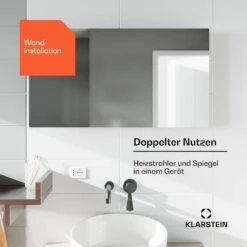 [Wiederverpackt] Marvel Mirror 720 Infrarotheizung Mit Spiegel -KLarstein Verkaufsgeschäft 10045432 de 0005 usp