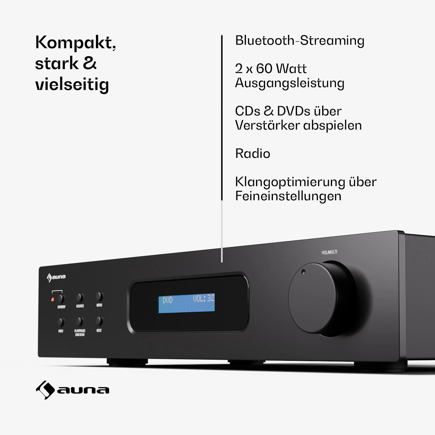 Art22 Amplifier DAB+ BT HiFi-Verstärker DAB+/FM Radio 4 Art22 Amplifier DAB+ BT HiFi-Verstärker DAB+/FM Radio – Bild 2