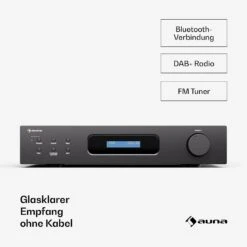 [Wiederverpackt] Art22 Amplifier DAB+ BT HiFi-Verstärker DAB+/FM Radio -KLarstein Verkaufsgeschäft 10045433 de 0003 usp 1