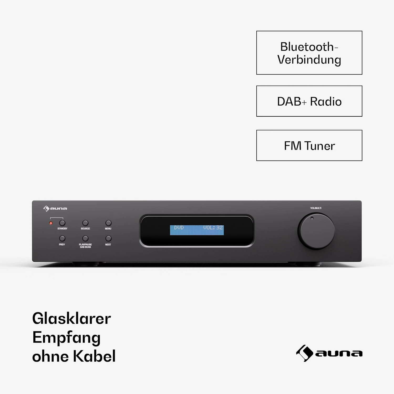 Art22 Amplifier DAB+ BT HiFi-Verstärker DAB+/FM Radio 5 Art22 Amplifier DAB+ BT HiFi-Verstärker DAB+/FM Radio – Bild 3