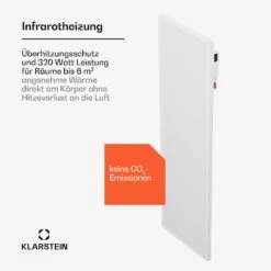 [Wiederverpackt] Wonderwall Air Smart 320 Infrarotheizung Für Die Wand -KLarstein Verkaufsgeschäft 10045440 de 0003 usp