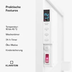 [Wiederverpackt] Wonderwall Air Smart 480 Infrarotheizung Für Die Wand -KLarstein Verkaufsgeschäft 10045441 de 0005 usp 1