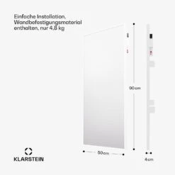 [Wiederverpackt] Wonderwall Air Smart 480 Infrarotheizung Für Die Wand -KLarstein Verkaufsgeschäft 10045441 de 0007 usp 1