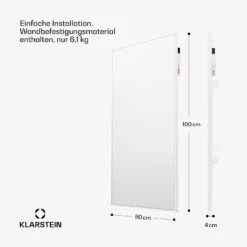 [Gebraucht] Wonderwall Air Smart 600 Infrarotheizung Für Die Wand -KLarstein Verkaufsgeschäft 10045442 de 0007 usp 1