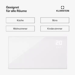 [Gebraucht] Wonderwall Smart Bornholm Infrarotheizung Für Die Wand 480W -KLarstein Verkaufsgeschäft 10045463 de 0006 usp