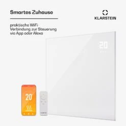 [Wiederverpackt] Wonderwall Smart Bornholm Infrarotheizung Für Die Wand 1200W -KLarstein Verkaufsgeschäft 10045467 de 0002 usp 1