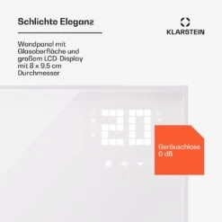 [Gebraucht] Wonderwall Smart Bornholm Infrarotheizung Für Die Wand 1200W -KLarstein Verkaufsgeschäft 10045467 de 0004 usp