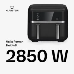 [Wiederverpackt] VitaFry Duo Heißluftfritteuse -KLarstein Verkaufsgeschäft 10045473 de 0003 usp