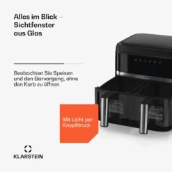 [Gebraucht] VitaFry Duo Skylight Heißluftfritteuse -KLarstein Verkaufsgeschäft 10045474 de 0005 usp