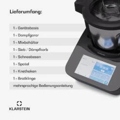 Aria Grande Küchenmaschine 18 Aria Grande Küchenmaschine -KLarstein Verkaufsgeschäft 10045493 de 0008 usp
