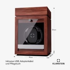 [Wiederverpackt] Brienz Uhrenbeweger 1 Uhr -KLarstein Verkaufsgeschäft 10045569 de 0007 usp 1