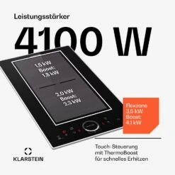 [Wiederverpackt] Delicatessa Domino Prime Induktionskochfeld -KLarstein Verkaufsgeschäft 10045582 de 0003 usp