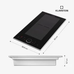 [Wiederverpackt] Delicatessa Domino Prime Induktionskochfeld -KLarstein Verkaufsgeschäft 10045582 yy 0011 dimensions