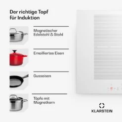 [Wiederverpackt] Delicatessa 70 Flex Induktionskochfeld -KLarstein Verkaufsgeschäft 10045604 de 0007 usp