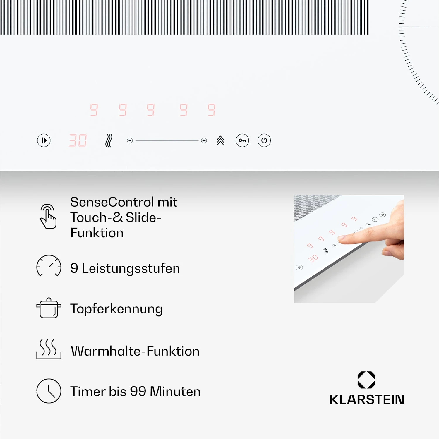Delicatessa 90 Slim Hybrid Induktionskochfeld 7 Delicatessa 90 Slim Hybrid Induktionskochfeld – Bild 5