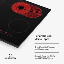 [Wiederverpackt] Virtuosa 4 Glaskeramik-Kochfeld -KLarstein Verkaufsgeschäft 10045614 de 0004 usp