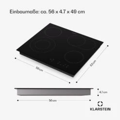 [Wiederverpackt] Virtuosa 4 Glaskeramik-Kochfeld -KLarstein Verkaufsgeschäft 10045614 de 0008 usp