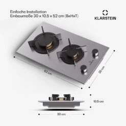 [Gebraucht] Goldflame 2 Gaskochfeld -KLarstein Verkaufsgeschäft 10045622 de 0007 usp