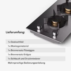 [Gebraucht] Goldflame 2 Gaskochfeld -KLarstein Verkaufsgeschäft 10045622 de 0008 usp