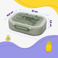 [Wiederverpackt] Bunko Lunchbox 3 Fächer -KLarstein Verkaufsgeschäft 10045714 yy 0011 dimensions