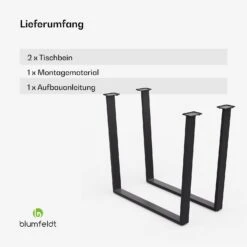 [Gebraucht] Ayr Table Legs Tischbeine -KLarstein Verkaufsgeschäft 10045741 de 0006 usp