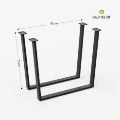 [Wiederverpackt] Ayr Table Legs Tischbeine -KLarstein Verkaufsgeschäft 10045741 yy 0011 dimensions 1