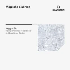 Glacial Pro Nugget Ice Maker Eis-Nugget-Maschine -KLarstein Verkaufsgeschäft 10045770 de 0005 usp