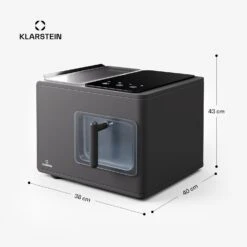Glacial Pro Nugget Ice Maker Eis-Nugget-Maschine -KLarstein Verkaufsgeschäft 10045770 yy 0011 dimensions