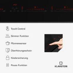 Masterzone Slim Round Induktionskochfeld -KLarstein Verkaufsgeschäft 10045798 de 0005 usp